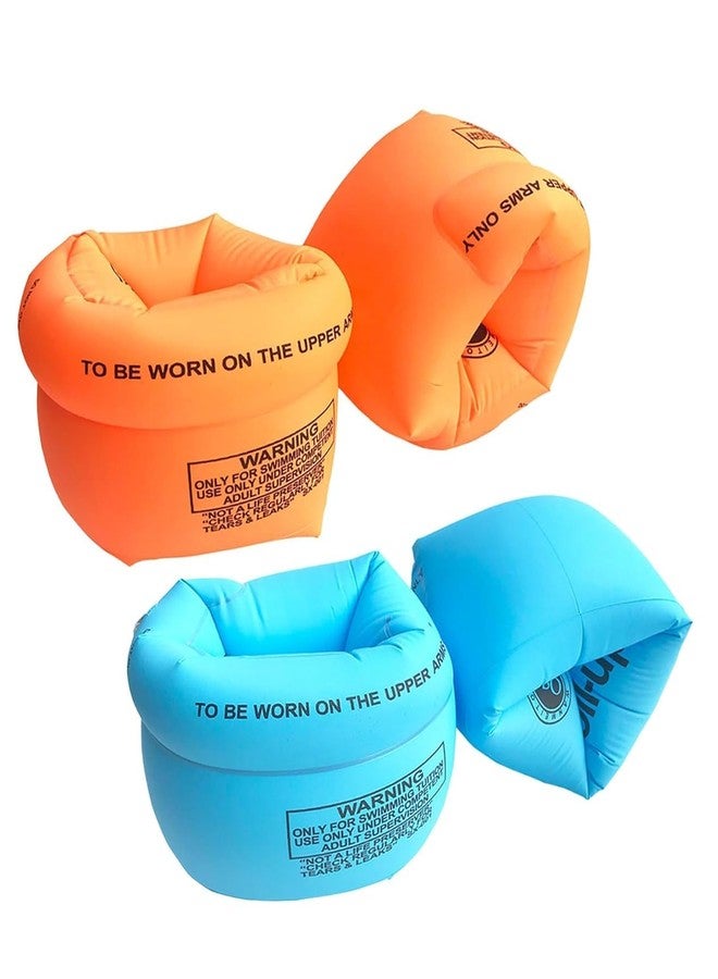 Rexez 2 Pairs Swimming's Tube for Kids, Swimming Pool Accessories, Baby Swimming Float, Pool Party Float Arm Bands, Suitable for Beginner Swimmers, Boys, Girls - Image 1